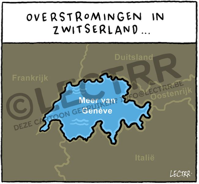 Overstromingen Zwitserland